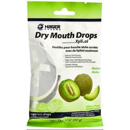 HAGER BAG DRY MOUTH LOZ MELON 26CT