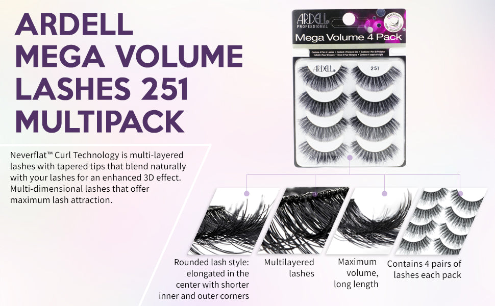 Ardell Mega Volume Lashes - 251 Black