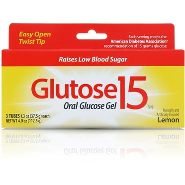 GLUTOSE 15 LEMON GEL 37.5 GM