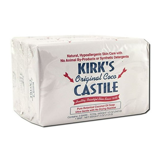 KIRK'S NATURAL CASTILE SOAP BAR,ORIGINAL