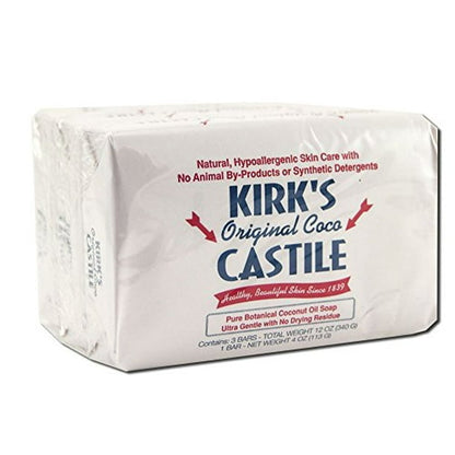 KIRK'S NATURAL CASTILE SOAP BAR,ORIGINAL