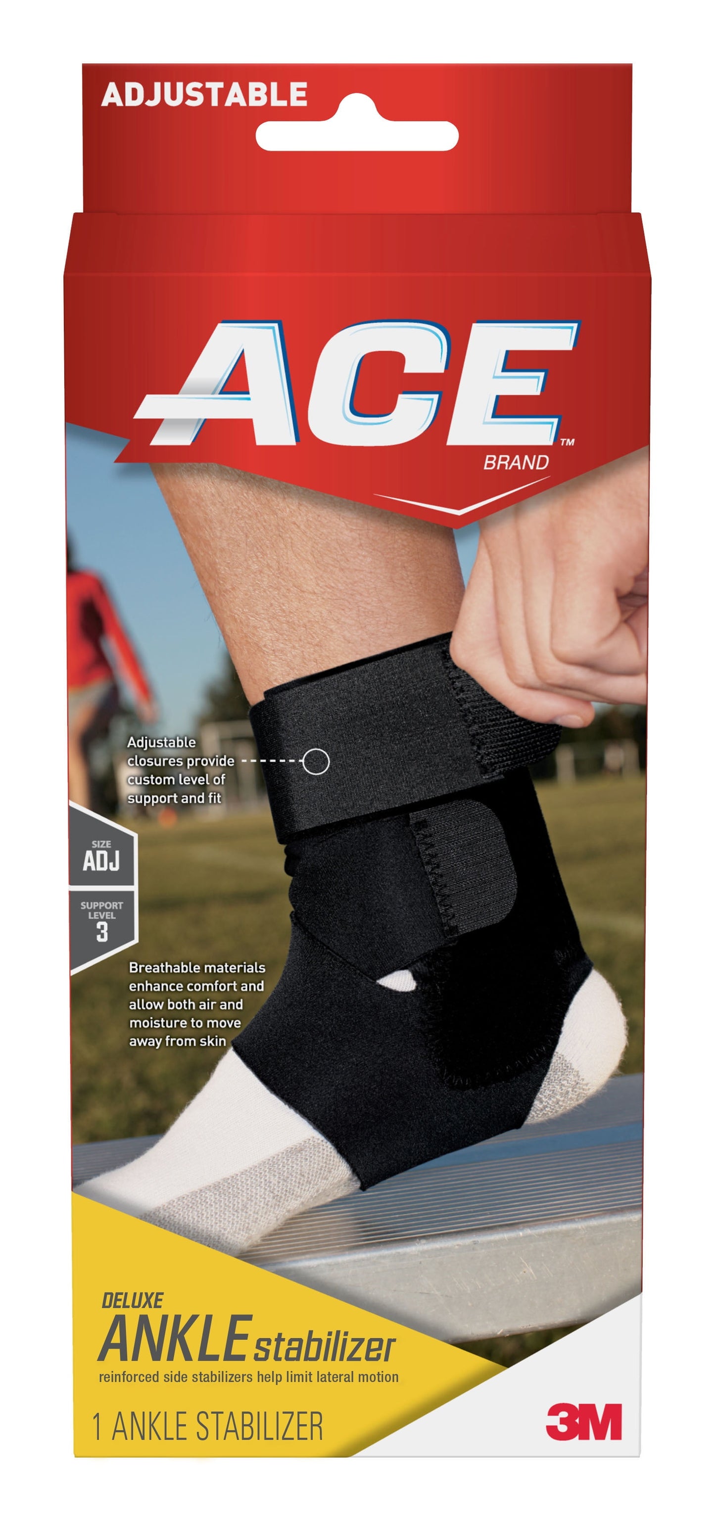 ACE ANKLE BRACE W/SIDE STABILIZER