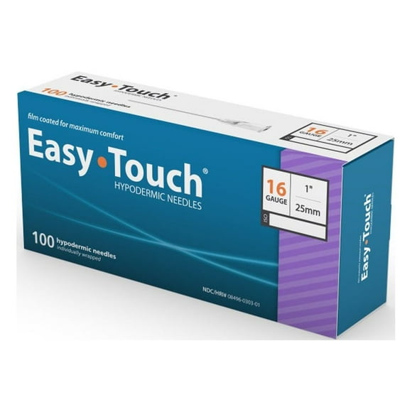 EASYTOUCH HYPO NEEDLE 18GX1IN 100CT
