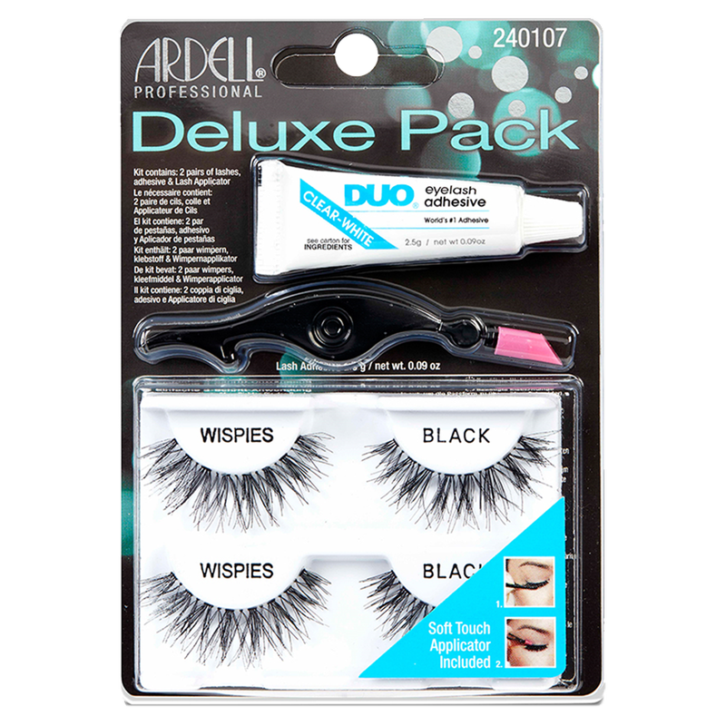 Ardell Fashion Lashes Deluxe Pack with Duo Adhesive - 105 Black