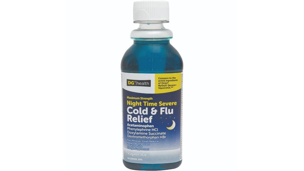 GNP NIGHT TIME COLD & FLU SGC 24