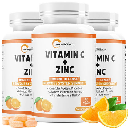 ZINC PLUS VITAMIN C R/R SGT 120CT NAT TR