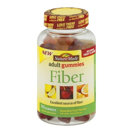 FIBER GUMMIES ADULT 90CT NAT MADE