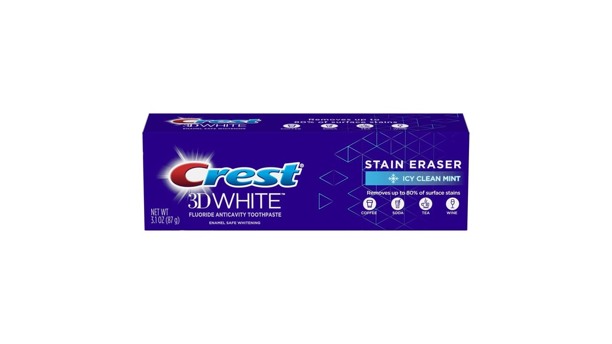 CREST 3DW STAIN ERAS FRSH MIN T/P 3.1OZ