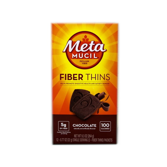 METAMUCIL FBR THINS WF 12X2 CHOC