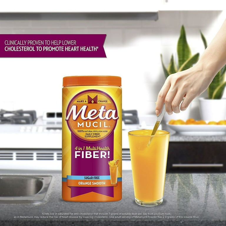 Metamucil 4-In-1 Fiber Powder Supplement 30.4oz