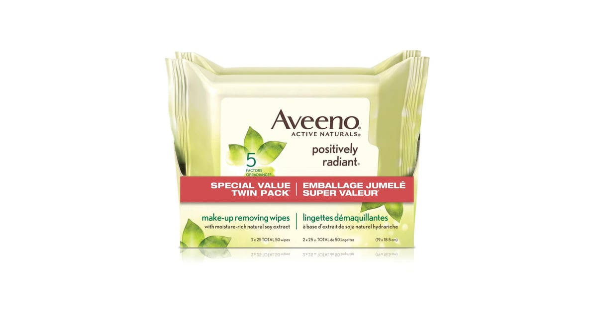 AVEENO MAKEUP REMOVNG WIPE50ct