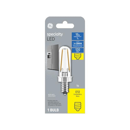 GE Lighting Specialty T4 LED Light Bulb, Appliance Bulb, 15 Watt Replacement, E12 Candelabra Base