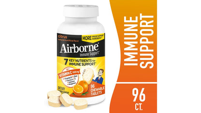 AIRBORNE ADVANCED CHEW TAB CITRUS 44CT