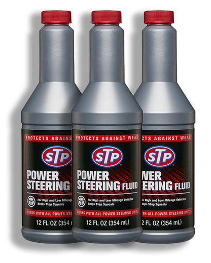STP Power Steering & Stop Leak Fluid, 12 oz