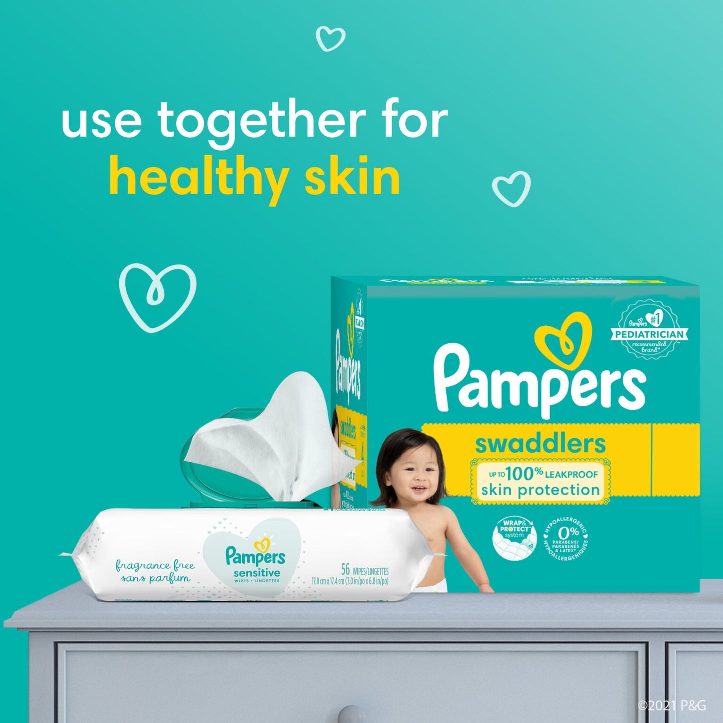 Pampers Diapers Size 4 Swaddlers 22 Count