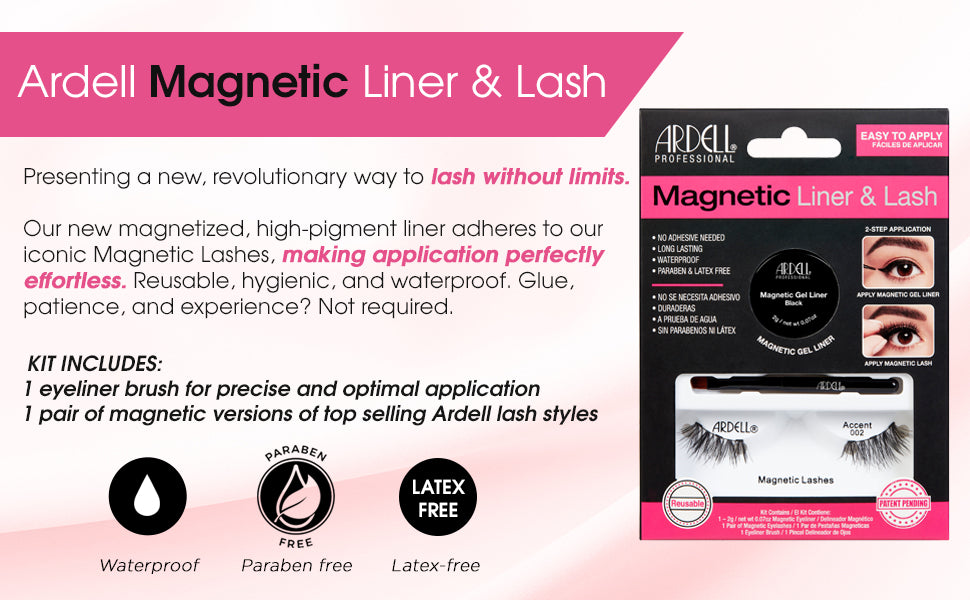 Ardell Magnetic Gel Liner & Lash Kit - Accent 002