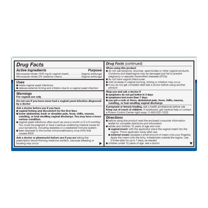 MONISTAT 3 CREAM PRE-FIL APPLICTR 3X5GM
