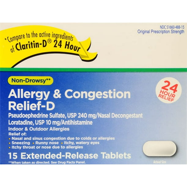 CLARITIN-D 12HR ALG TB 120-5MG 10