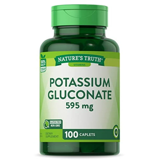 SDNE POTASSIUM GLUC TB 595MG 100