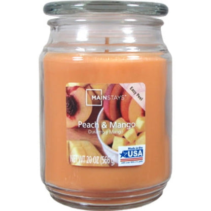 Star Candle StarLytes Small Apothecary Jar - Peach Mango
