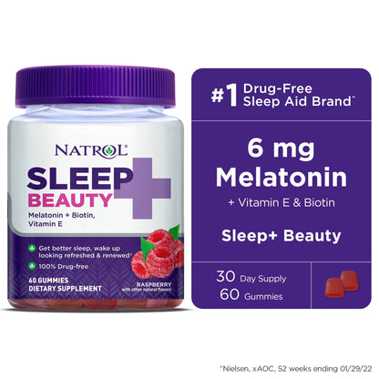 SLEEP AND BEAUTY GUMMIES 60CT NAT MADE