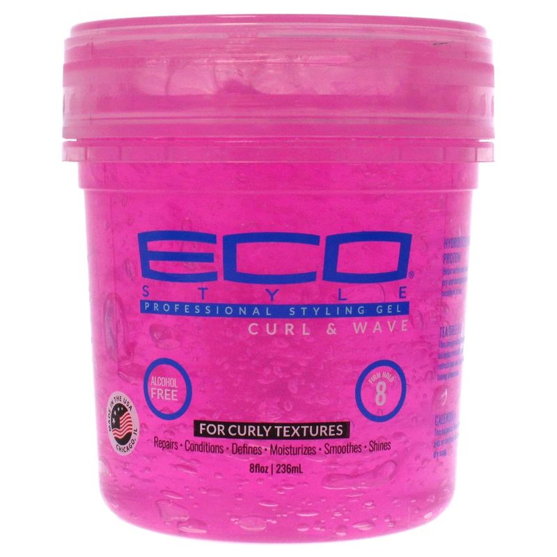 Eco Styler Styling Gel 16oz Pink Curl & Wave Firm #8 Jar