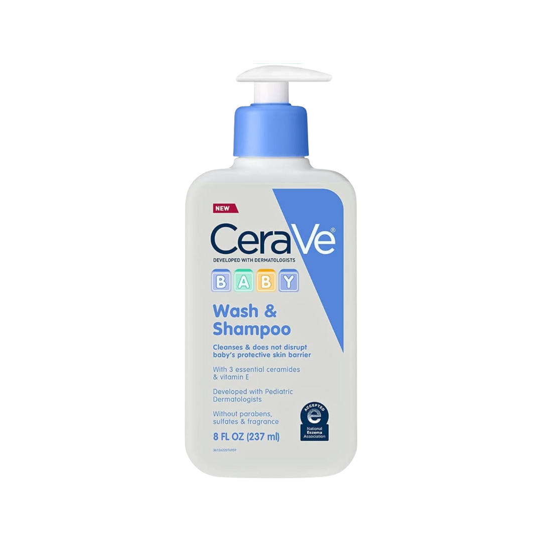 Cerave Baby Wash & Shampoo 16oz Pump