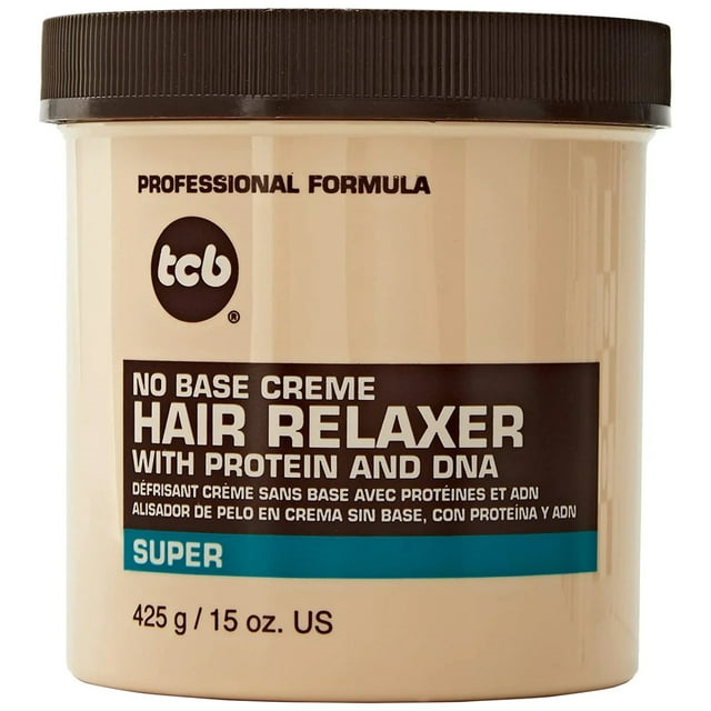 Tcb Hair Relaxer No Base Creme 15oz Super Jar