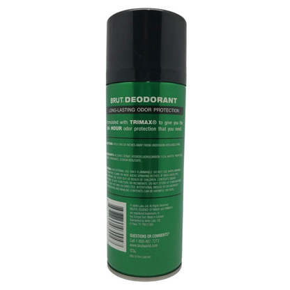 Brut Classic Deodorant Aluminum Free 10oz Aerosol