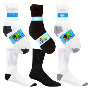 FR BOY CREW SOCK CUSH BLK 3PK