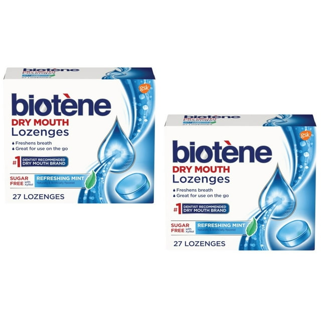 BIOTENE REFRESHING MINT LOZENGE 27 CT
