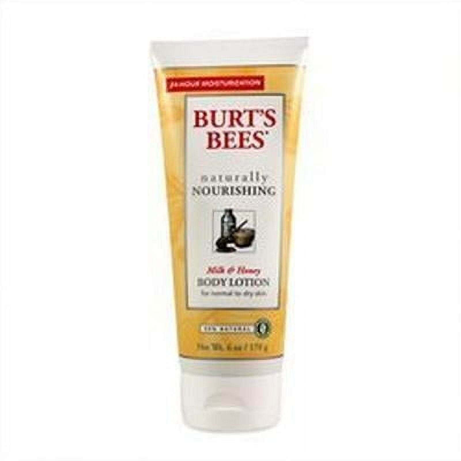 Burt's Bees Naturally Nourishing Milk & Honey Body Lotion, 12 oz