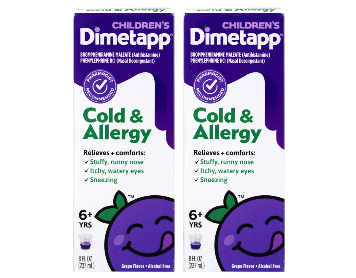 DIMETAPP CHILD COLD COUGH GRAPE LIQ 8OZ