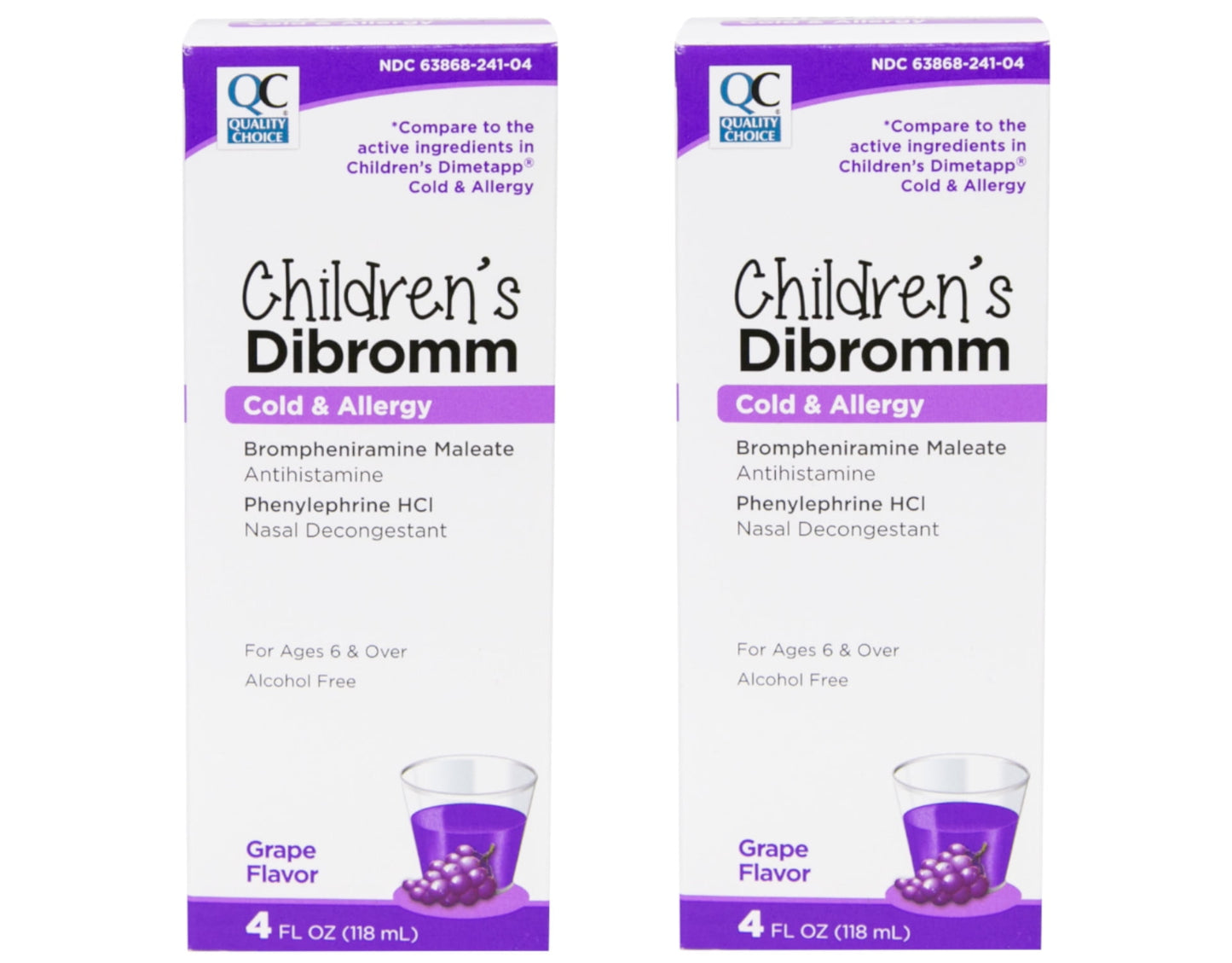 GNP CHILD DIBROMM DM GRAPE LIQ 4OZ