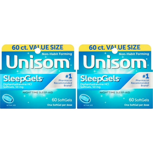 UNISOM DL SLEEPGEL 32CT 6PC GF PW CHUTE