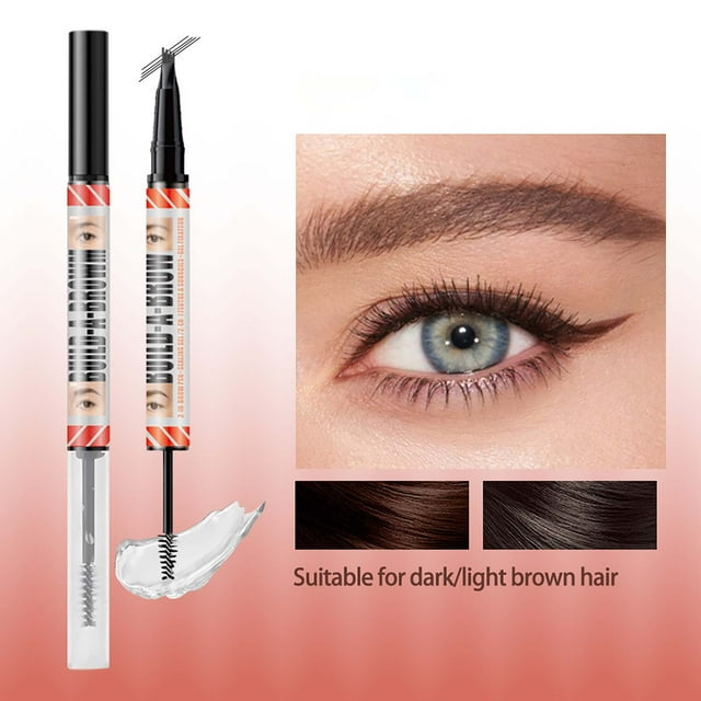 EBIN NEW YORK Secret of Pharaoh Dual Eyebrow Pencil & Gel - Natural Brown