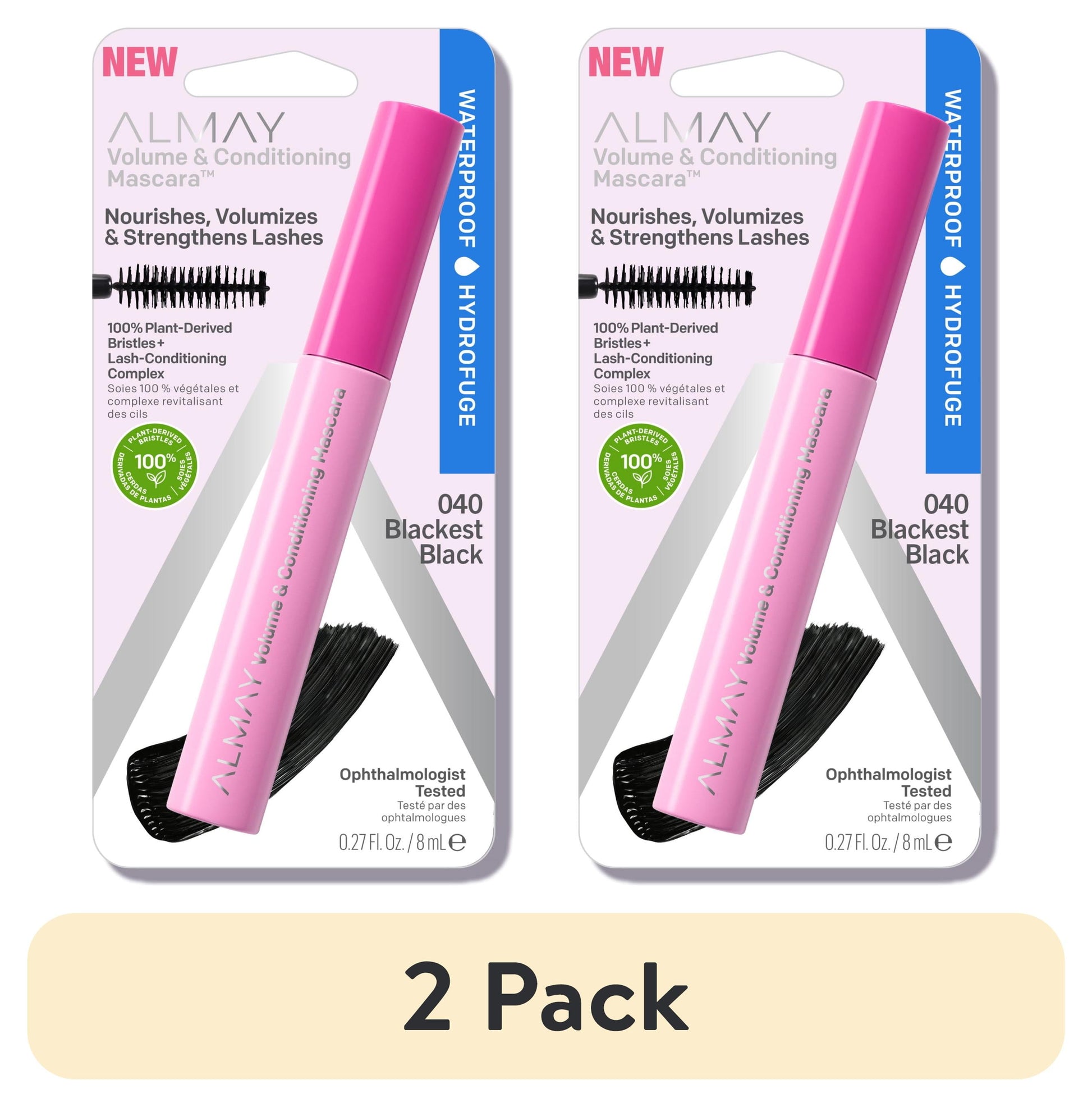 ALMAY Volume & Conditioning Mascara - 40 Blackest Black Waterproof