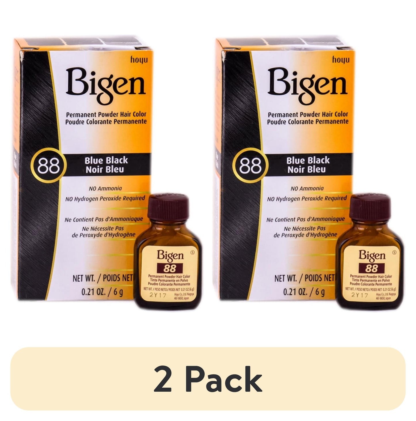 BIGEN HAIR COLOR 88 BLUE BLACK