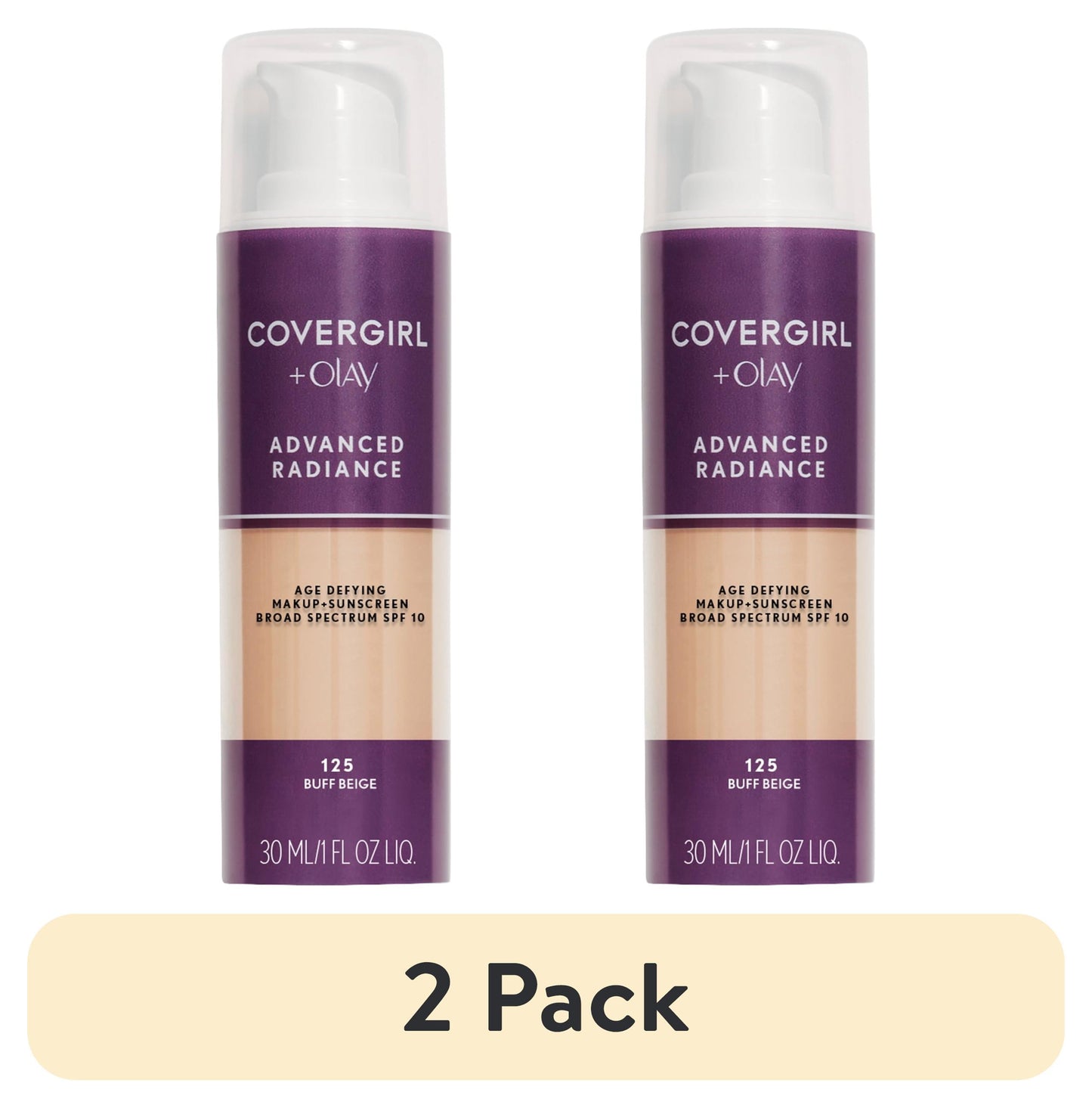 COVERGIRL Advanced Radiance Liquid Foundation - 125 Buff Beige