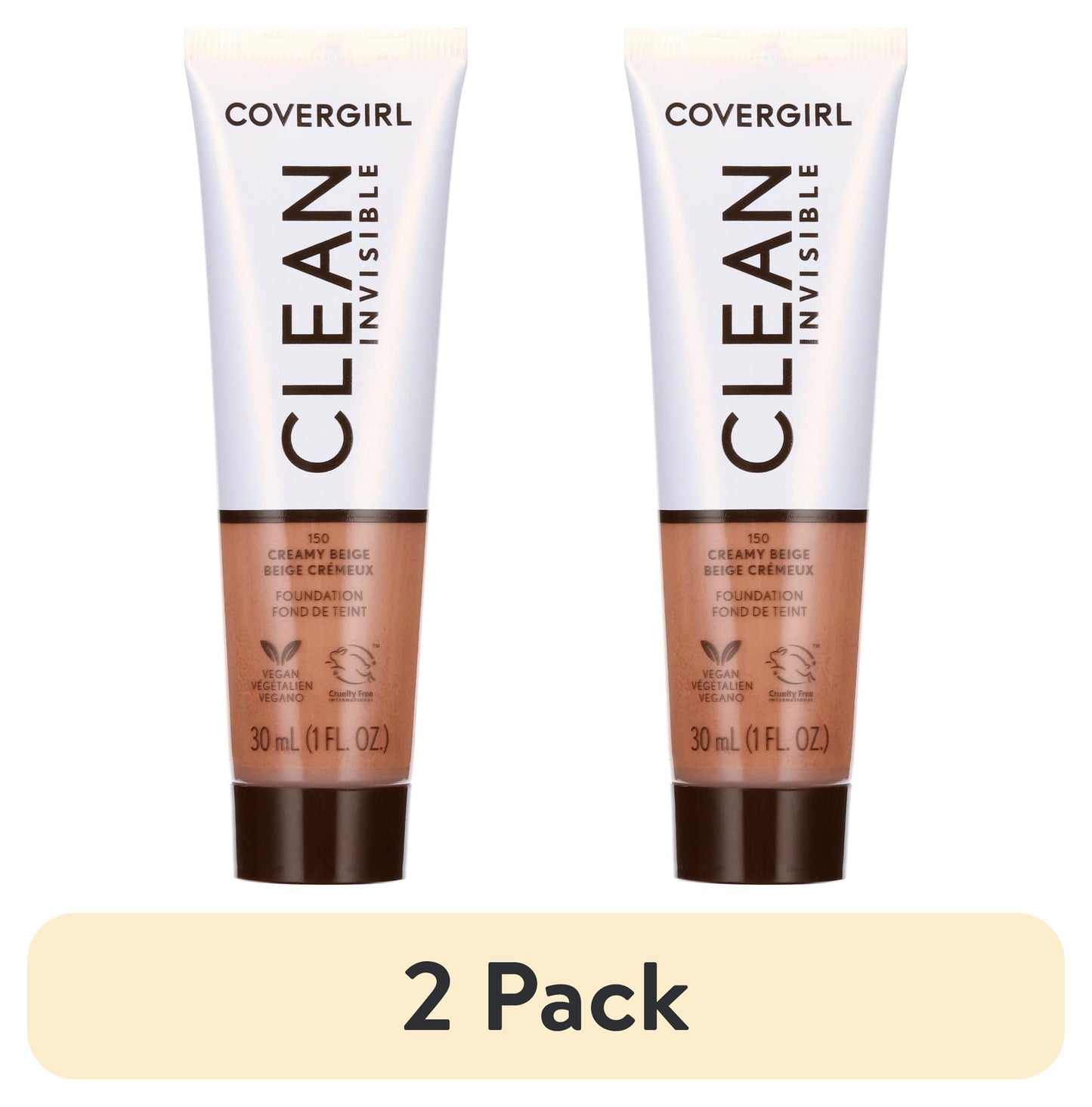 COVERGIRL Clean Makeup Liquid Foundation - 150 Creamy Beige