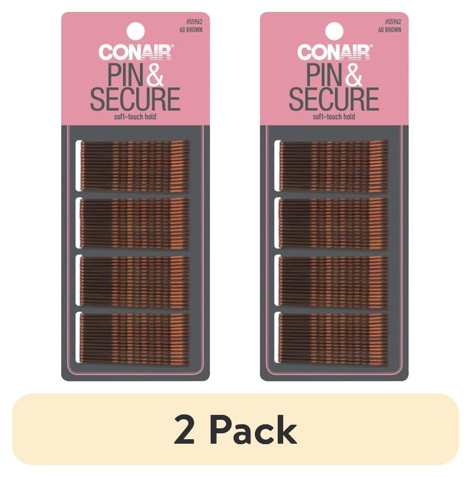 CONAIR Soft Touch Multi Pack Bobby Pins - Brown, 60 count