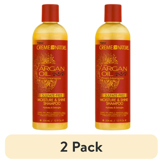 Creme of Nature Moisture & Shine Shampoo with Argan Oil, 12 oz