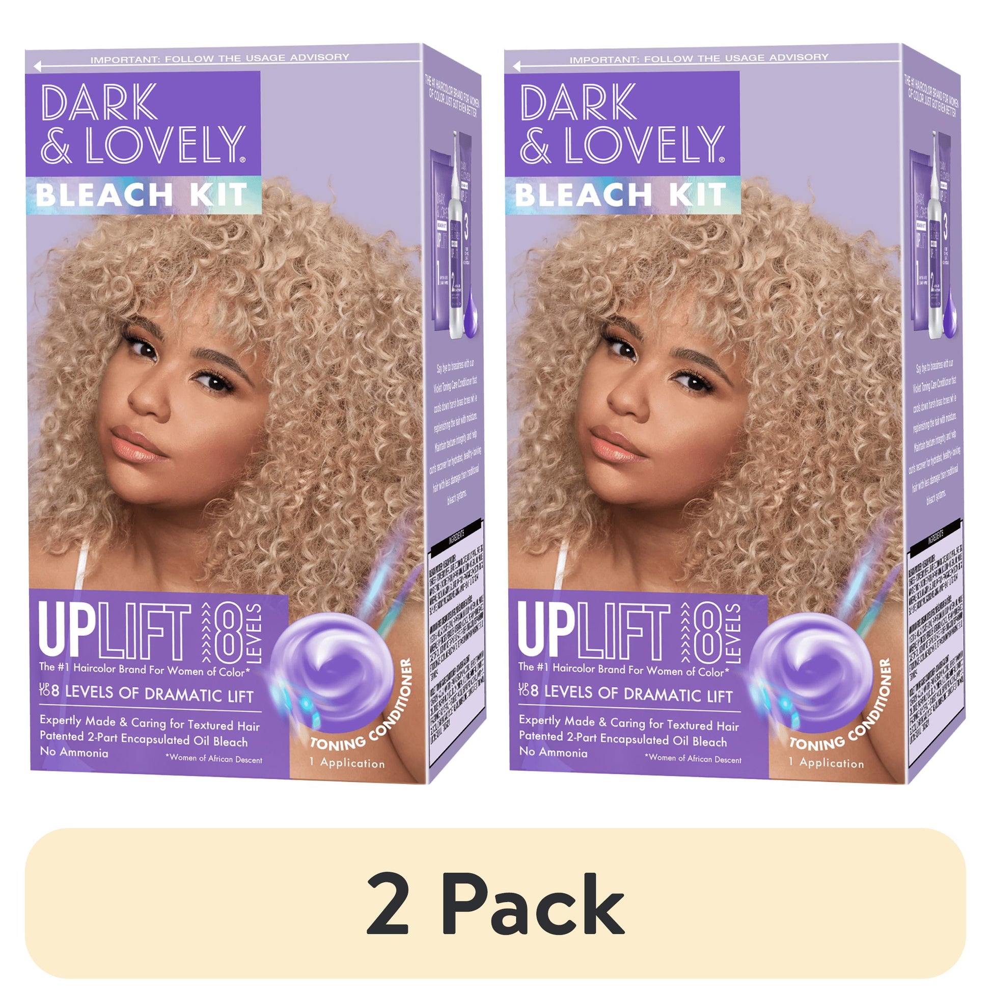 Dark & Lovely Uplift Hair Bleach Kit - Bleach Blonde