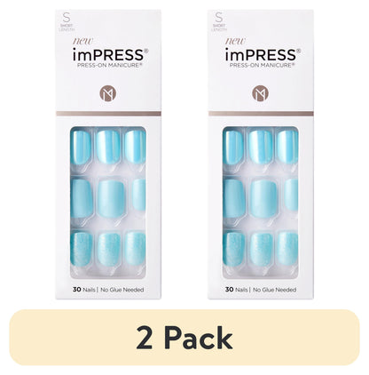 KISS imPRESS Press-On Manicure Fake Nails - Genuine