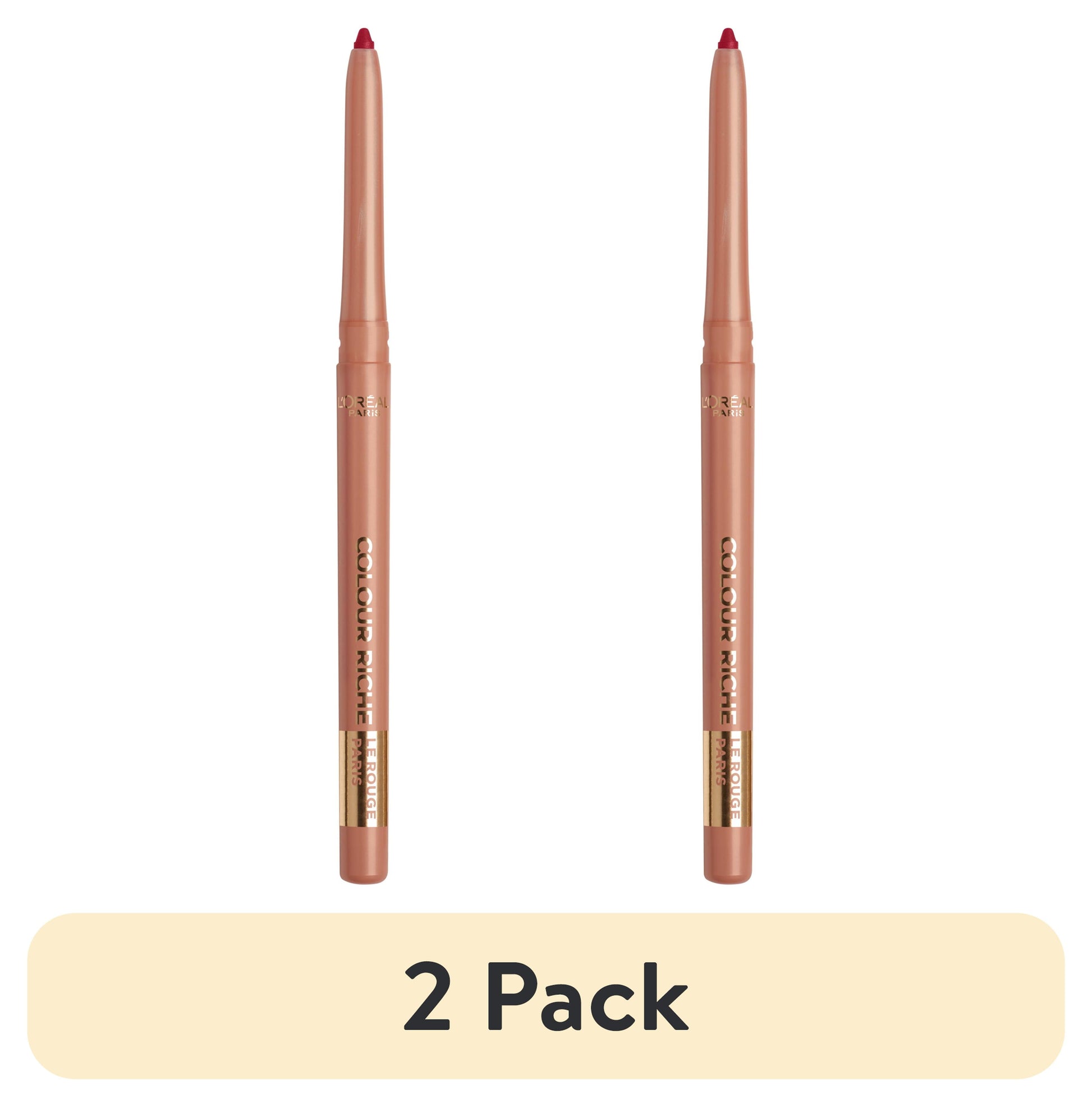 L'ORÉAL PARIS Colour Riche Lip Liner with Omega 3 and Vitamin E, 300 Le Rouge Paris, 0.007 oz.