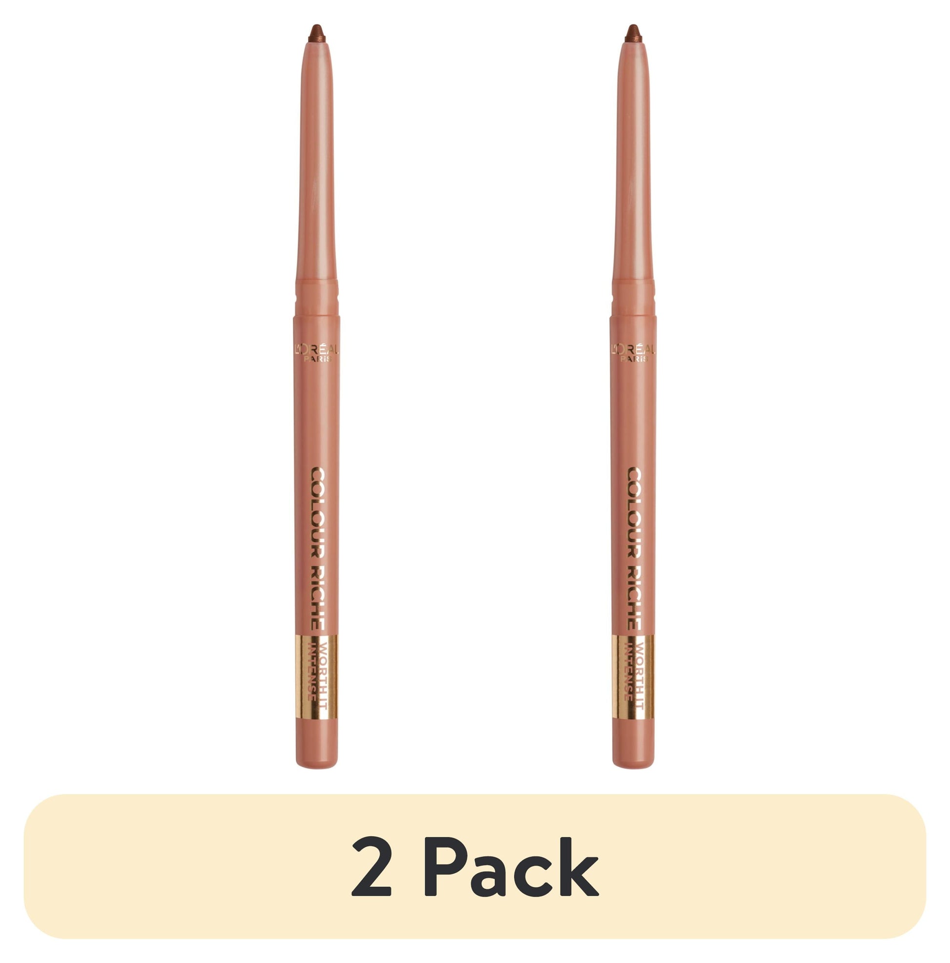 L'ORÉAL PARIS Colour Riche Lip Liner with Omega 3 and Vitamin E, 570 Worth It Intense, 0.007 oz.