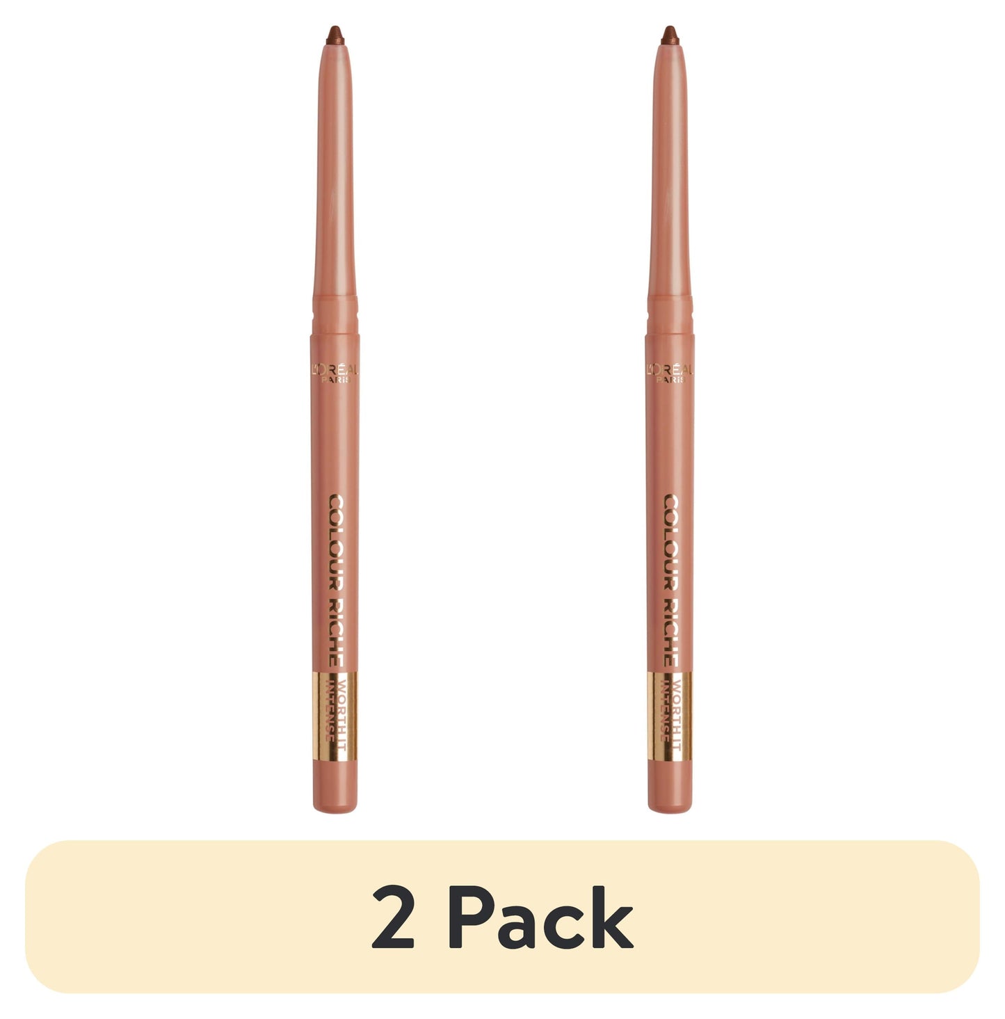 L'ORÉAL PARIS Colour Riche Lip Liner with Omega 3 and Vitamin E, 635 Worth It Medium, 0.007 oz.