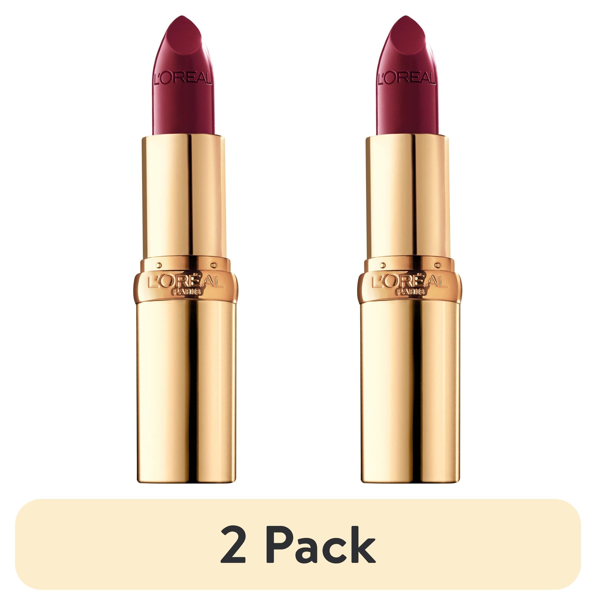 L'ORÉAL PARIS Colour Riche Original Satin Lipstick for Moisturized Lips, 124 S'Il Vous Plait, 0.13 oz.