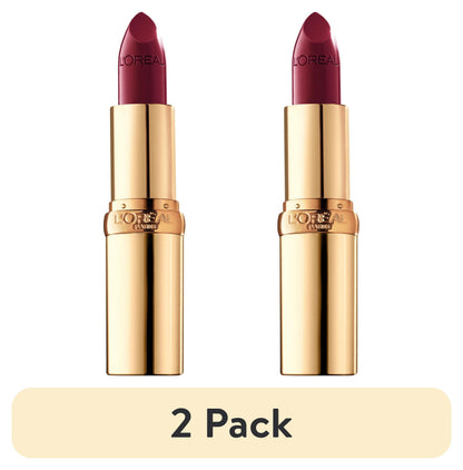 L'ORÉAL PARIS Colour Riche Original Satin Lipstick for Moisturized Lips, 124 S'Il Vous Plait, 0.13 oz.