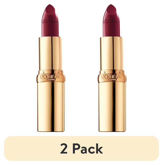 L'ORÉAL PARIS Colour Riche Original Satin Lipstick for Moisturized Lips, 124 S'Il Vous Plait, 0.13 oz.